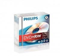 DVD-RW 4.7GB, Jewelcase, 4x, PHILIPS