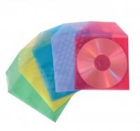 Plic PP pentru CD-DVD, fara perforatii, 50-set, STEY - asortate