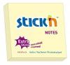 Notes extra-sticky 76 x 76mm, 90 file, stick n galben pastel