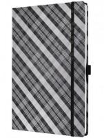 Caiet lux cu elastic, coperti rigide, A4 177 x 260mm, 97 file, Conceptum modern square design dictando