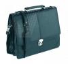 Servieta neagra, 40.5 x 31 x 14 cm, imitatie piele DuraBuck, FALCON