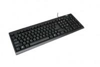 Tastatura Serioux 9400B cu fir, PS2, negru/argintiu