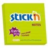 Notes extra-sticky liniate 101 x 101mm, 90 file, HOPAX - verde neon