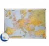 Harta europei rutiera plus administrativa 85 x 125 cm, profil aluminiu