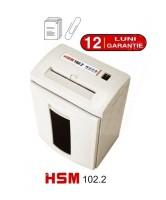 Distrugator documente HSM 102.2 - 13-15 coli - fasie -5,8 mm
