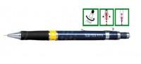 Creion mecanic profesional 0,3mm, con si varf metalic fix, PENAC TLG-103 - inel galben