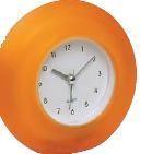 Ceas de birou Round, portocaliu, cu alarma
