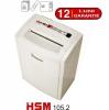 Distrugator documente hsm 105.3 - 9-11 coli - fasie -1,9 mm