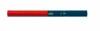 Creion bicolor, rosu-albastru, MOLIN
