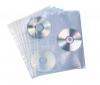 Folie protectie 3 cd-dvd, a4, 10buc-set, elba