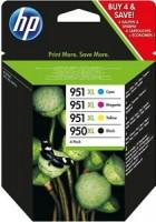 COMBO PACK NR.950XL BLACK+NR.951XL CMY ORIGINAL HP OFFICEJET PRO 8100 N811A