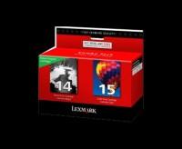 COMBO PACK NR.14 plus NR.15 80D2979 ORIGINAL LEXMARK X2650