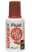 Fluid corector Kores Soft Tip 20ml, pe baza de solvent