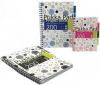 Project Book A4, 100 file 80g/mp, cu spirala dubla, coperti PP, PUKKA Confetti - matematica