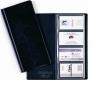 Clasor pentru carti de vizita Durable Visifix 96, negru, 12 file, 253x115mm, coperti PVC P