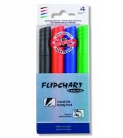 SET Marker gros pentru FLIPCHART varf rotund 2,5mm