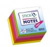 Stick notes cub color, 76 x 76 mm, 400 file, hopax - 5 culori