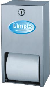 Dispenser hartie igienica dublu TP210W LIMPIO