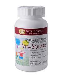 Vita Squares - vitamine si minerale pentru copii 180tb GNLD