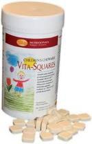 Vita Squares 180tb GNLD - Suport complet de vitamine si minerale cu Tre-en-en Cereale Concentrate, pentru copii
