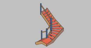 Proiecte scari interioare din lemn