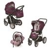 Carucior 3 in 1  baby design lupo comfort bordo