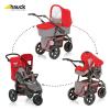 Set carucior hauck viper trio set t13 charcoal/red tz3464