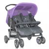 Carucior pentru gemeni bertoni twin 2013 grey-violet stroller er2025