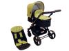 Carucior 3 in 1 Anmar PERA Negru cu Verde NT4310