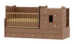 Mobilier modular din lemn Bertoni SONIC Cherry ER809