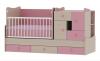 Mobilier modular din lemn bertoni sonic pink-oak er812