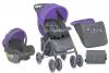 Carucior Bertoni 2 in 1 RIO Grey-Violet Stroller ER1892