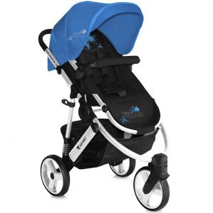 Carucior Bertoni Lorelli 3 in1 cu 3 roti MONZA 2014 Grey-Blue World ER505