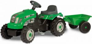 Tractor cu pedale si remorca copii SMOBY  Verde NT4217-33329