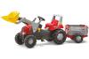 Tractor cu pedale rolly toys rosu nt1744-811397