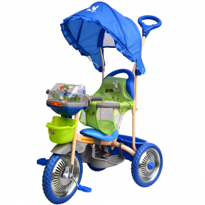 Tricicleta DHS Baby 107A-2 Merry Ride Albastru DH4359