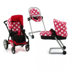 Set Carucior Papusi Hauck I'COO Grow With Me Dotty Pink TZ4699