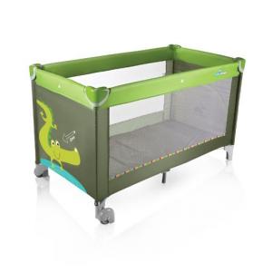 Patut pliabil Baby Design SIMPLE Green Crocodile BS2770