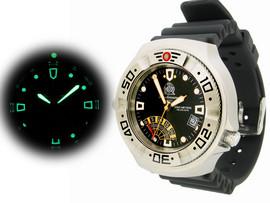 Tauchmeister 1937, Profi Combat Diver GMT Fly-Back  T0113, 100 ATM ceas barbatesc