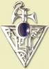Briar sigiliul lui jupiter argint 925, si lapis lazuli- amuleta pentru