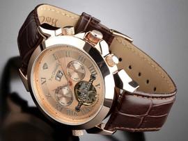 YVES CAMANI NAVIGATOR CLASSIC AUTOMATIC CRONOGRAF ROSE GOLD,   Ceas barbatesc