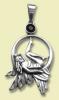 Spiridusul lunii - argint 925, amuleta pentru intelepciune