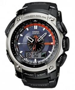 Casio  Pro Trek PRW-5000-1 Radio-Controlled Triple Sensor Solar, ceas barbatesc