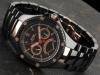 DETOMASO TARANTO CERAMIC, Black/Rosegold, DT1005-C,  Ceas barbatesc