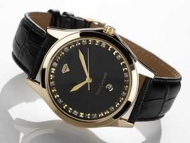 YVES CAMANI GOLDEN BIG TWINKLE BLACK/BLACK Ceas barbatesc