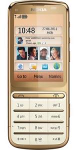 Nokia C3-01 Gold Edition Touch and Type Gold 18K