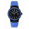 Ferragamo salvatore f53sbq68b09-sb14, black ip blue sapphires watch,