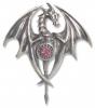 Anne stokes zeita dragon - argint 925, amuleta pentru echilibru si