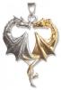 Anne stokes inima de dragon - argint 925, amuleta pentru iubire