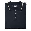 Tricou polo collier negru xxxl